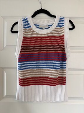 NWOT Loft Striped Sweater Shell